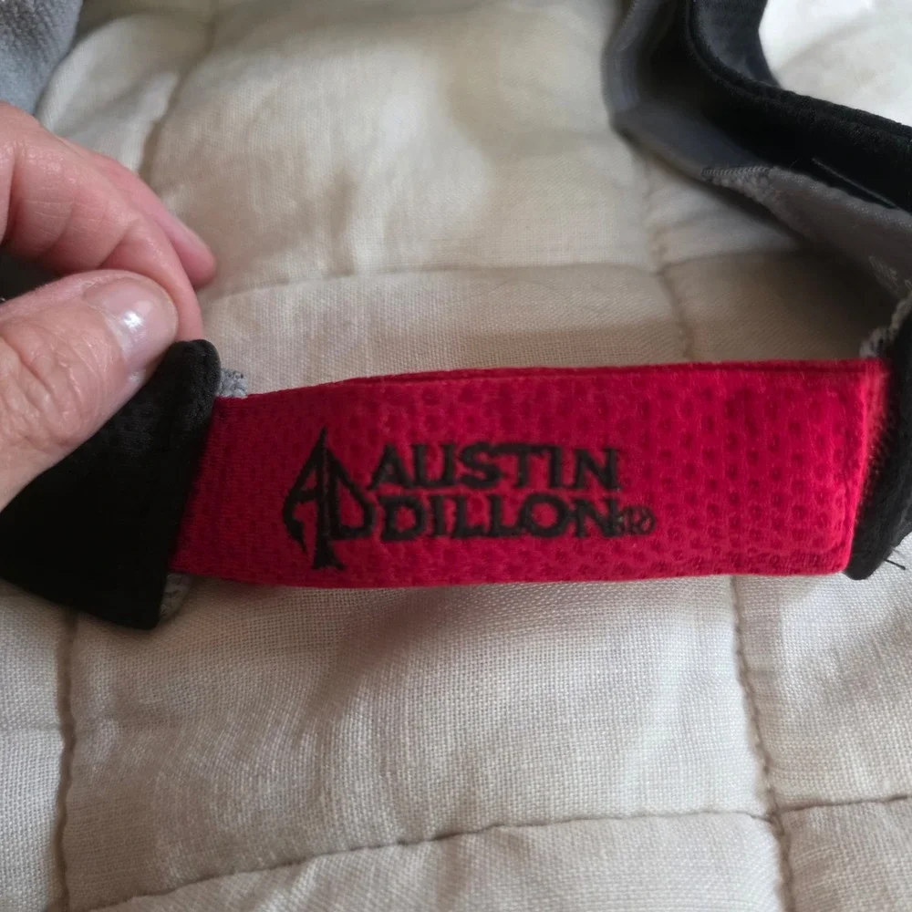 New Era NASCAR Visor Austin Dillon 3 Black Red OSFM NWT Signed Racing Hat